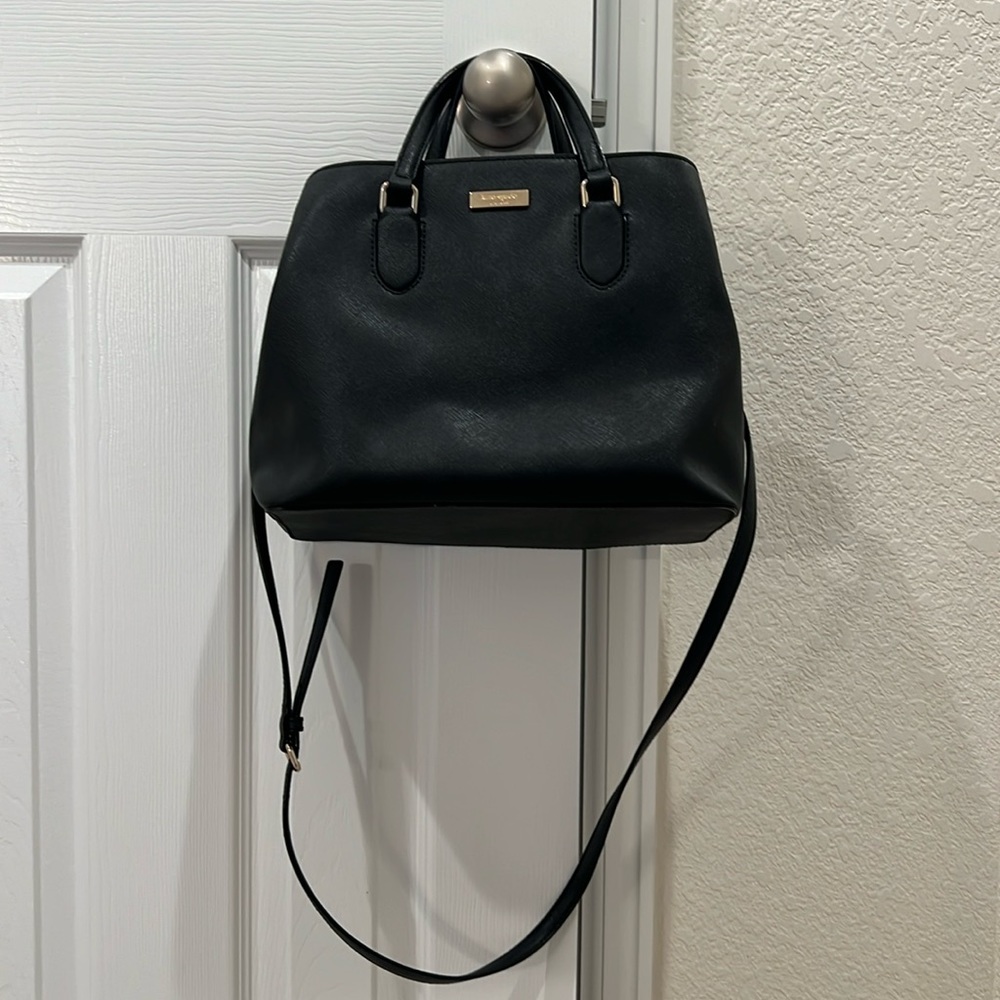 Kate Spade black leather bag